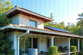 Eco-style rainwater harvesting installation